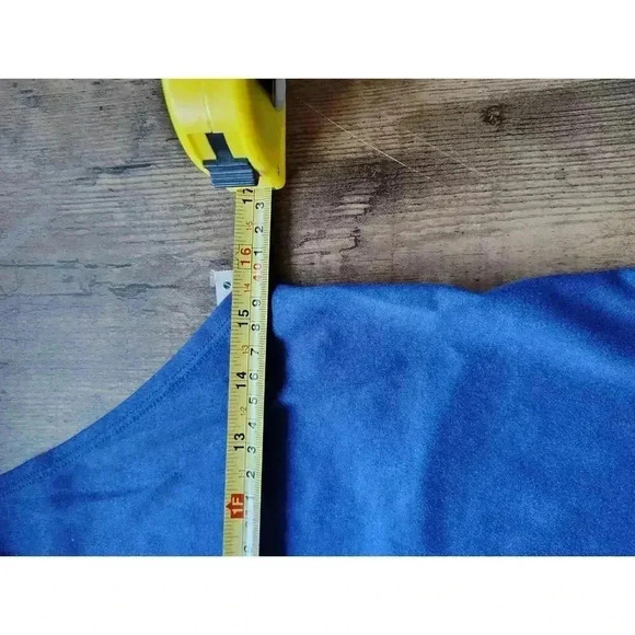 Women's Size S Nike Dri Fit  Just Do It Workout Tank Top Blue  Racerback - Picture 6 of 8